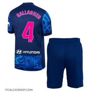 Atletico Madrid Conor Gallagher #4 Terza Maglia Bambino 2024-25 Manica Corta (+ Pantaloni corti)
